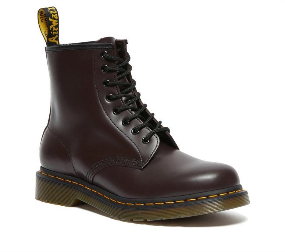 μπότες Dr.martens παλιά Oxblood 1460 λεία
