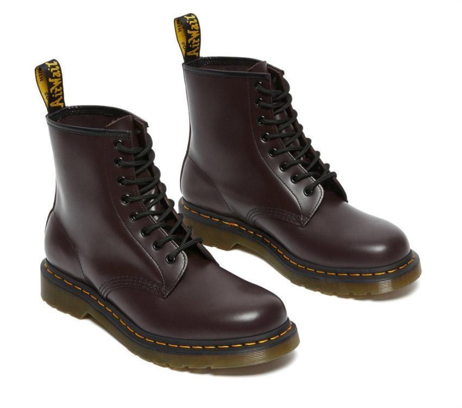 μπότες Dr.martens παλιά Oxblood 1460 λεία