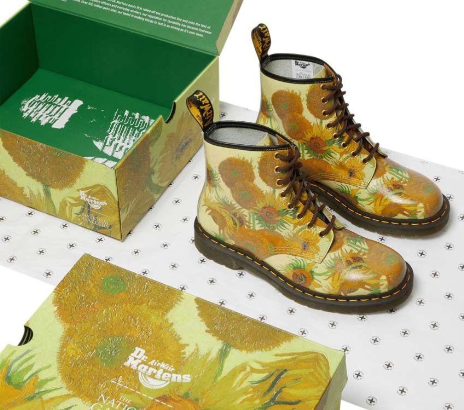 μπότες Dr.martens ηλιοτρόπια 1460 ηλιοτρόπια