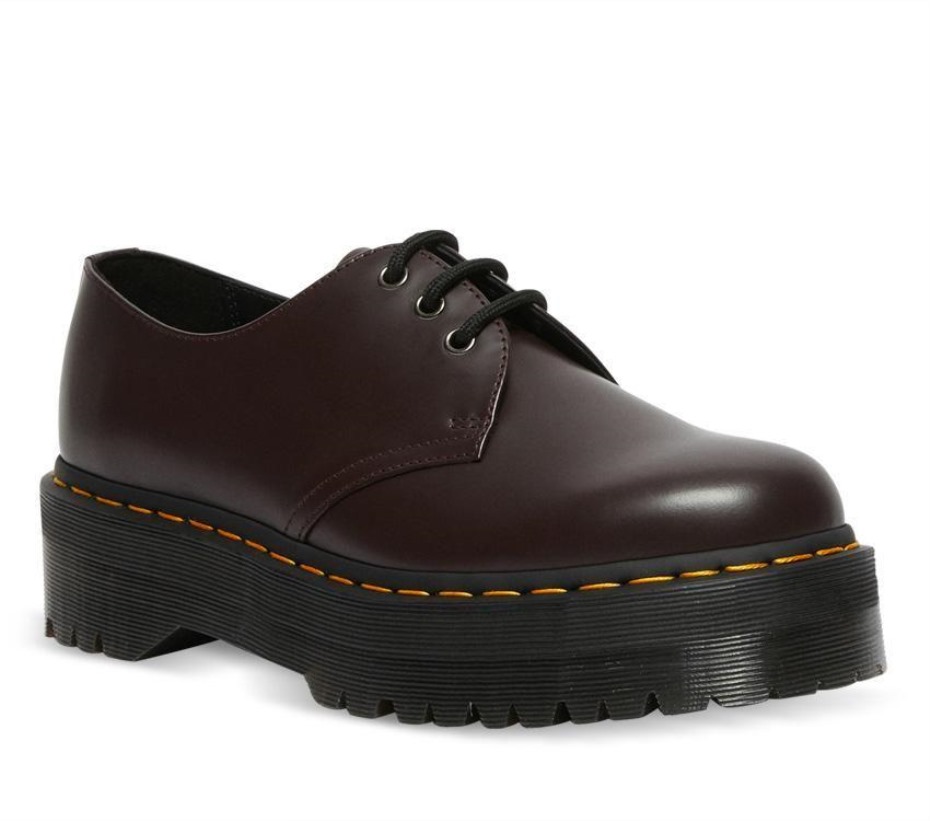 1461 Quad γυαλισμένο λεία παλιά Oxblood Dr Martens Greece