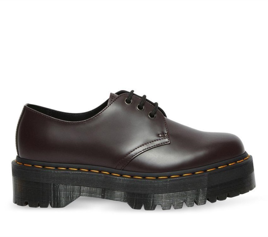 1461 Quad γυαλισμένο λεία παλιά Oxblood Dr Martens Greece