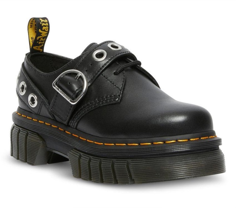 μαύρες μπότες Hardware πλατφόρμας Audrick Dr.martens