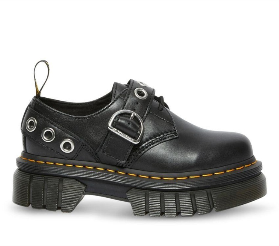 μαύρες μπότες Hardware πλατφόρμας Audrick Dr.martens