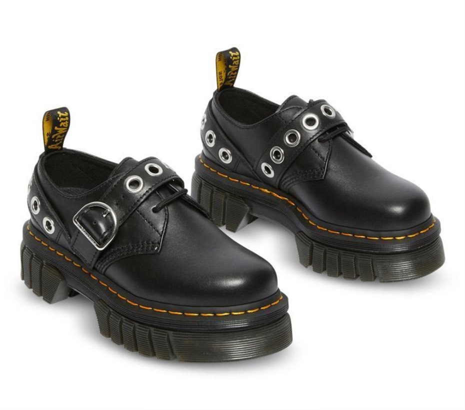 μαύρες μπότες Hardware πλατφόρμας Audrick Dr.martens