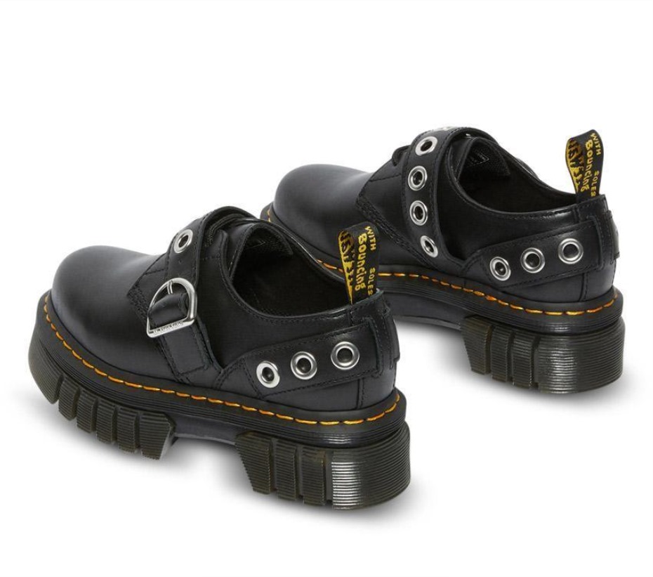 μαύρες μπότες Hardware πλατφόρμας Audrick Dr.martens