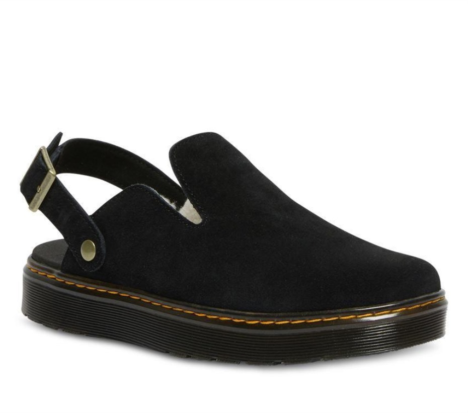 Dr Martens Greece Black Carlson Suede Mule