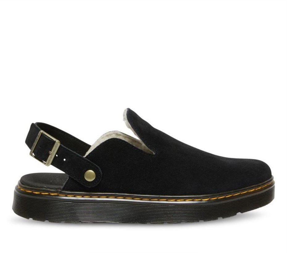 Dr Martens Greece Black Carlson Suede Mule