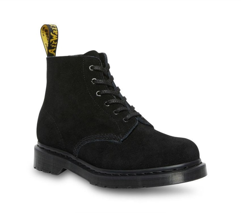 Μποτάκια 101 Mono E.h Suede μαύρα E.h Suede Dr.martens