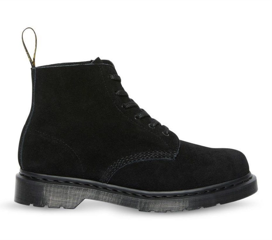 Μποτάκια 101 Mono E.h Suede μαύρα E.h Suede Dr.martens