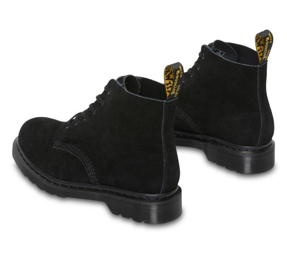 Μποτάκια 101 Mono E.h Suede μαύρα E.h Suede Dr.martens