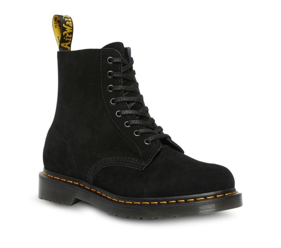 μπότες Dr.martens μαύρες E.h Suede 1460 Pascal Eh Suede μπότες