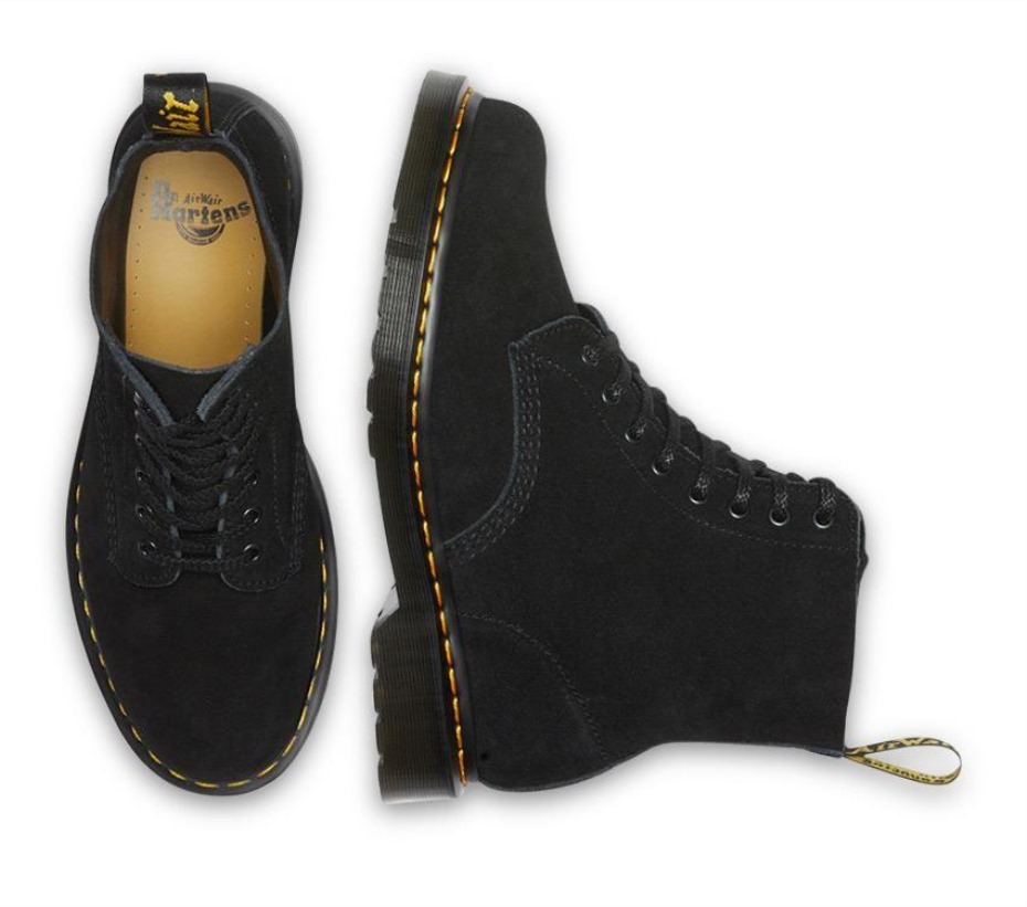 μπότες Dr.martens μαύρες E.h Suede 1460 Pascal Eh Suede μπότες