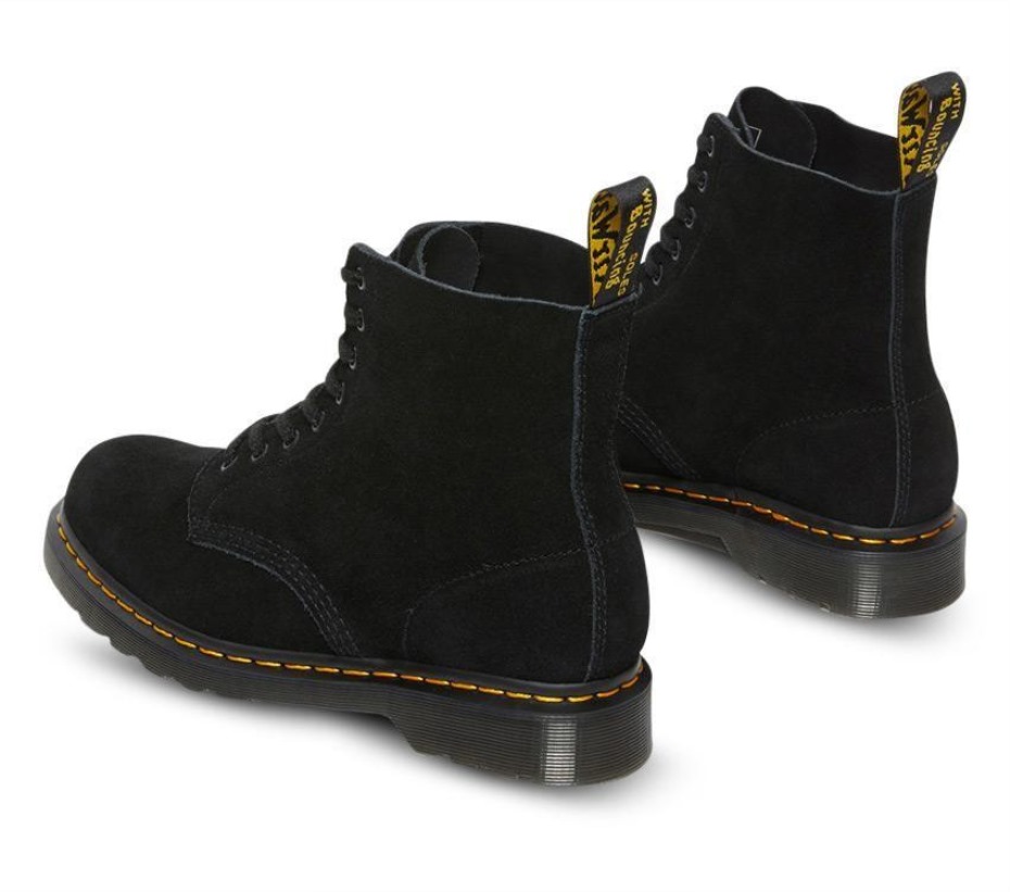 μπότες Dr.martens μαύρες E.h Suede 1460 Pascal Eh Suede μπότες