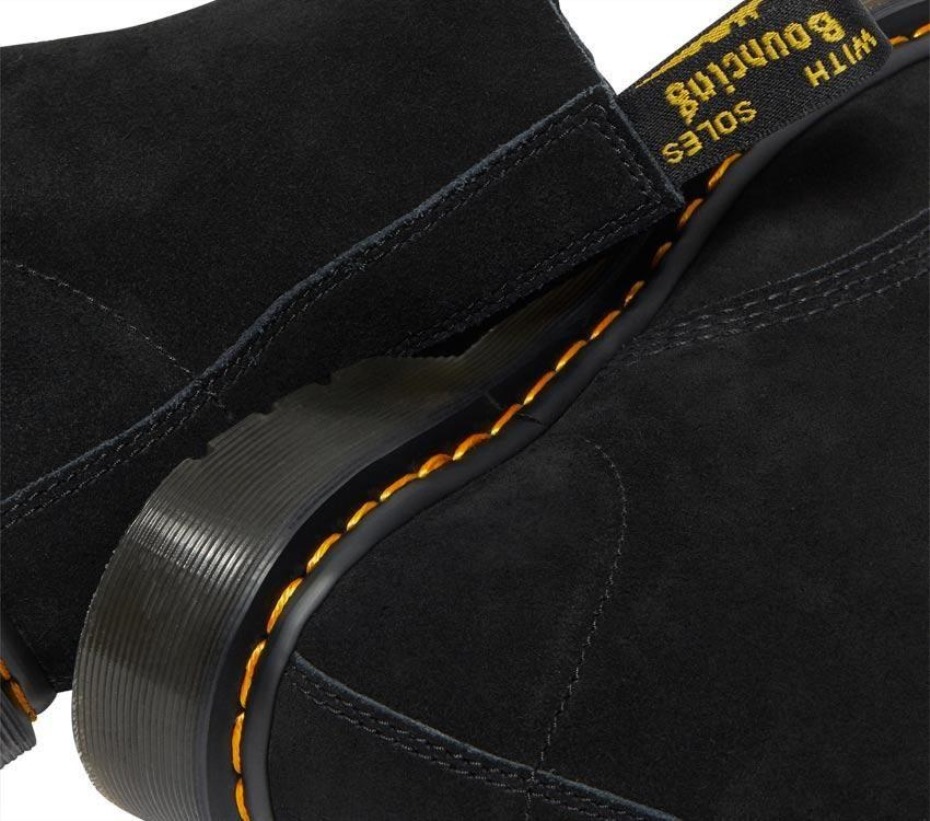 μπότες Dr.martens μαύρες E.h Suede 1460 Pascal Eh Suede μπότες