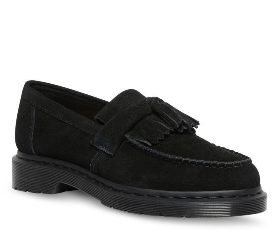 Adrian Tassel Loafer E.h Suede Black E.h Suede Dr Martens Greece