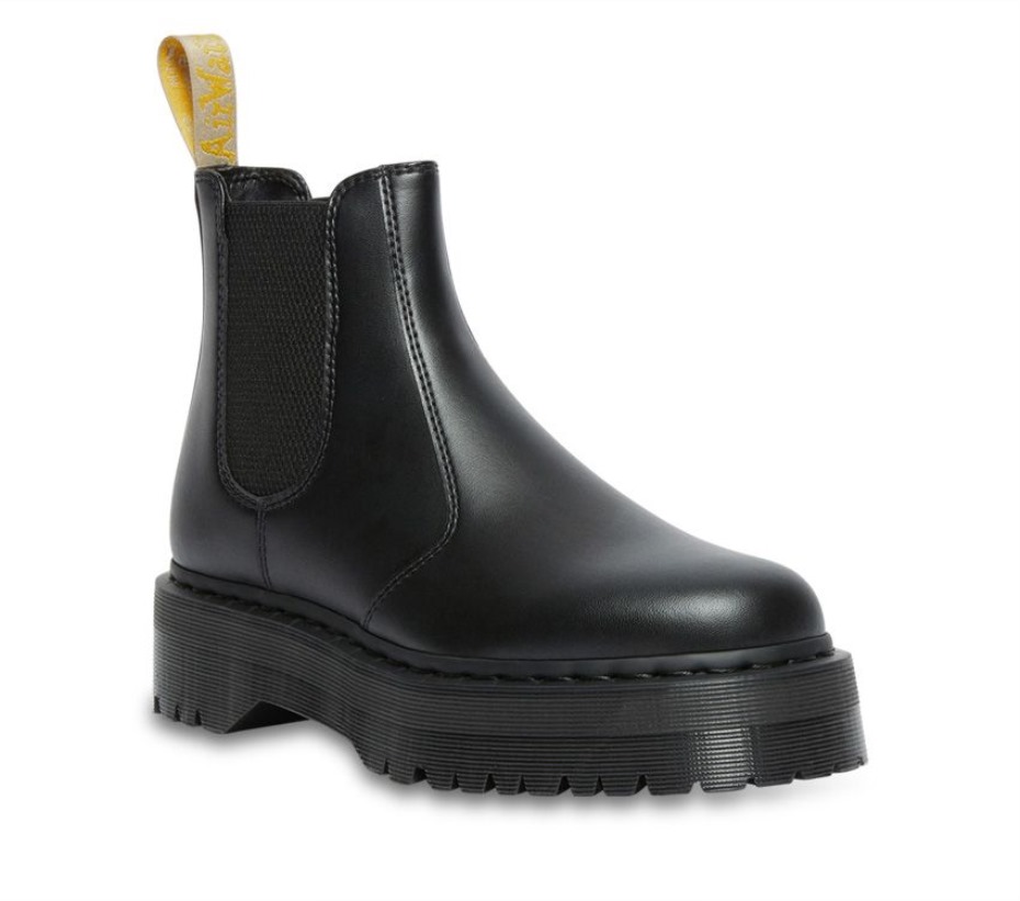 Dr.martens μπότες Vegan 2976 Quad Chelsea Black Felix Rub Off