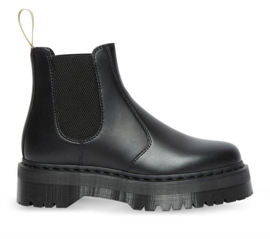 Dr.martens μπότες Vegan 2976 Quad Chelsea Black Felix Rub Off