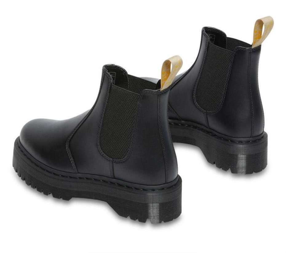 Dr.martens μπότες Vegan 2976 Quad Chelsea Black Felix Rub Off
