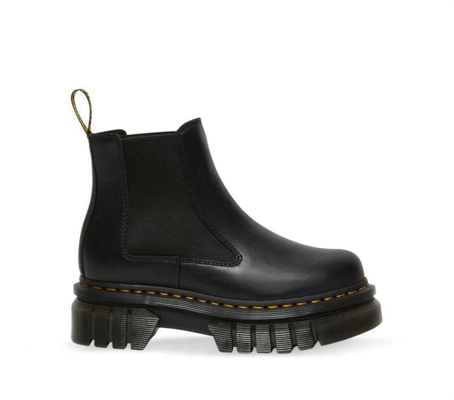 μποτάκι Audrick Chelsea μαύρες μπότες Nappa Lux Dr.martens