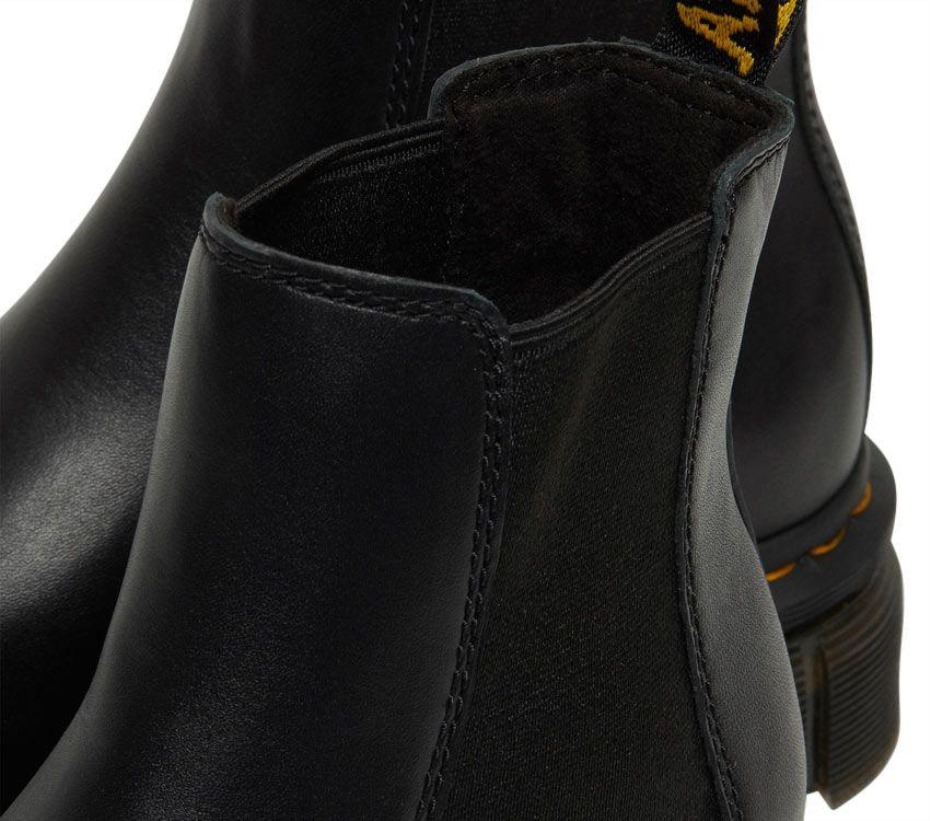 μποτάκι Audrick Chelsea μαύρες μπότες Nappa Lux Dr.martens