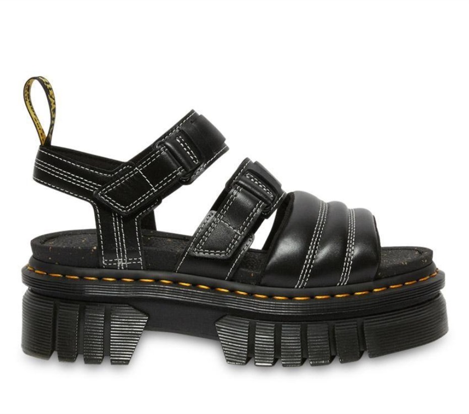 Dr Martens Greece Black Nappa Lux Ricki Nappa Lux