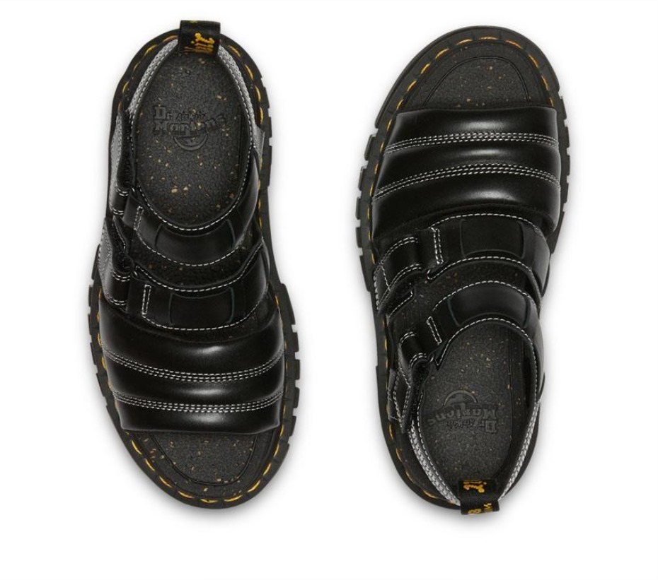 Dr Martens Greece Black Nappa Lux Ricki Nappa Lux