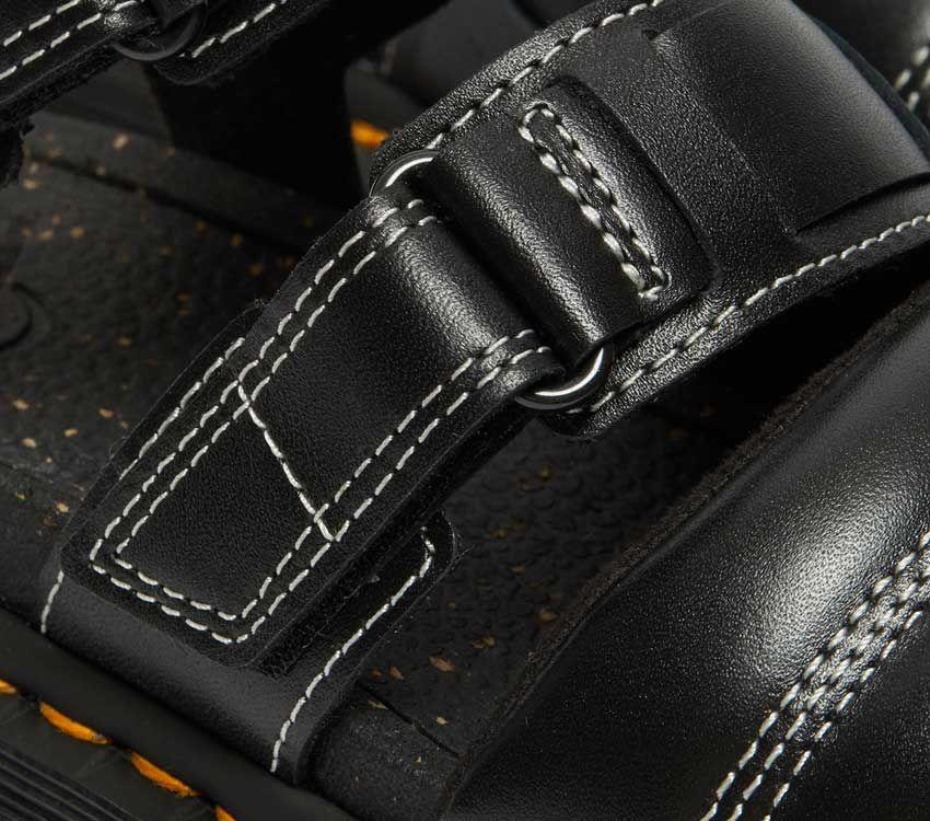 Dr Martens Greece Black Nappa Lux Ricki Nappa Lux