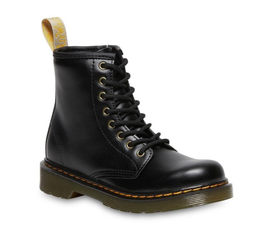 μποτάκια Dr.martens μαύρα Newbury Tumble Juniors 1460 Vegan