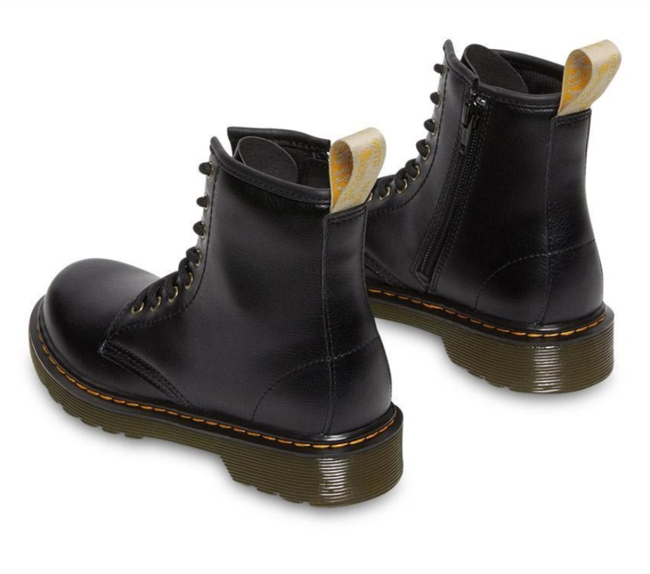 μποτάκια Dr.martens μαύρα Newbury Tumble Juniors 1460 Vegan