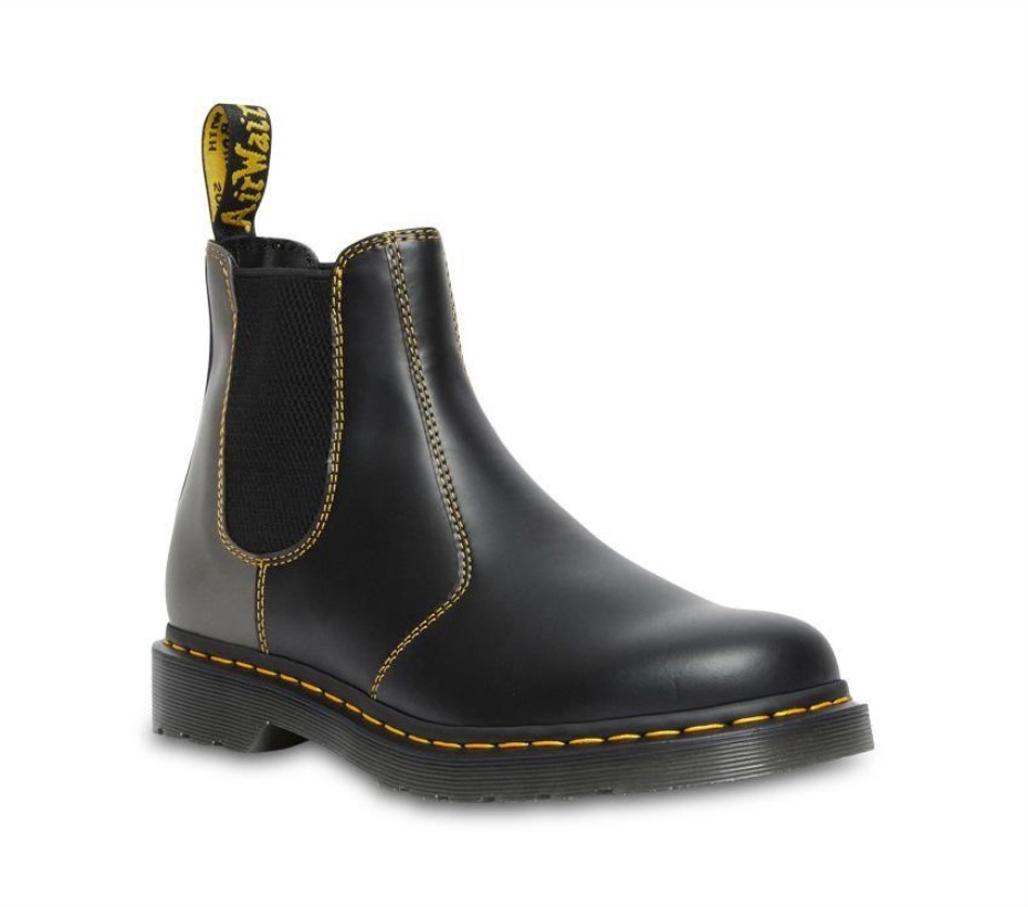 μποτάκια Dr.martens 2976 Chelsea Smooth Clash μαύρα λεία