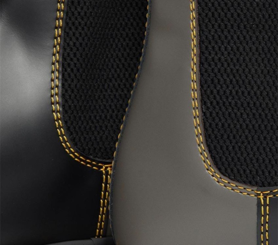 μποτάκια Dr.martens 2976 Chelsea Smooth Clash μαύρα λεία