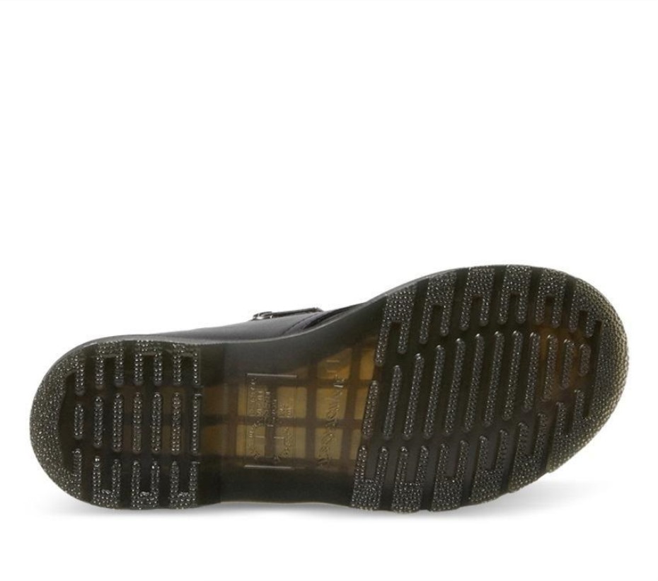 Black Wanama 1461 Twin Zip Dr Martens Greece