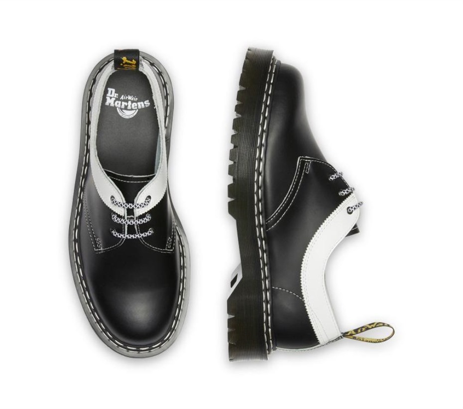 Dr Martens Greece 1461 Bex Ds μαύρο-άσπρο