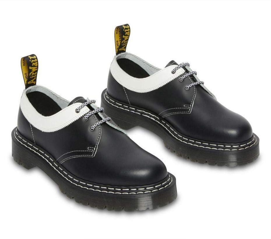 Dr Martens Greece 1461 Bex Ds μαύρο-άσπρο