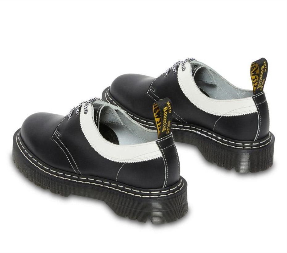 Dr Martens Greece 1461 Bex Ds μαύρο-άσπρο