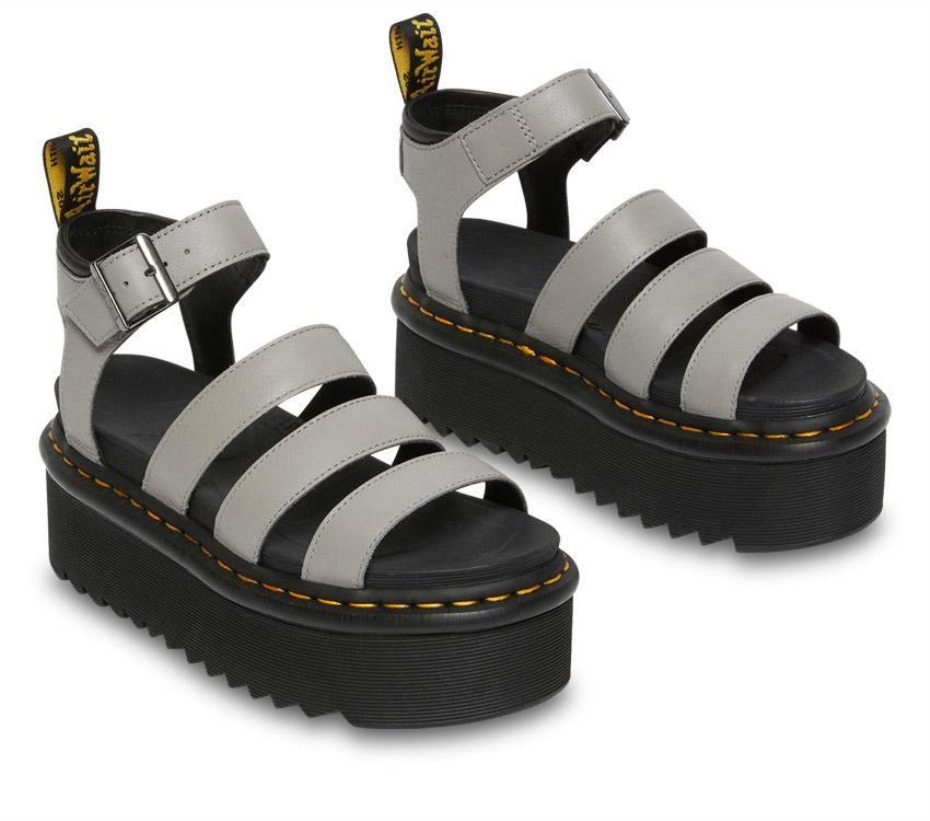 Dr Martens Greece Zinc Grey Pisa Blaire Quad Pisa