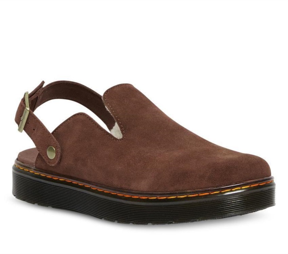 σκούρο καφέ Carlson Suede Mule Dr Martens Greece