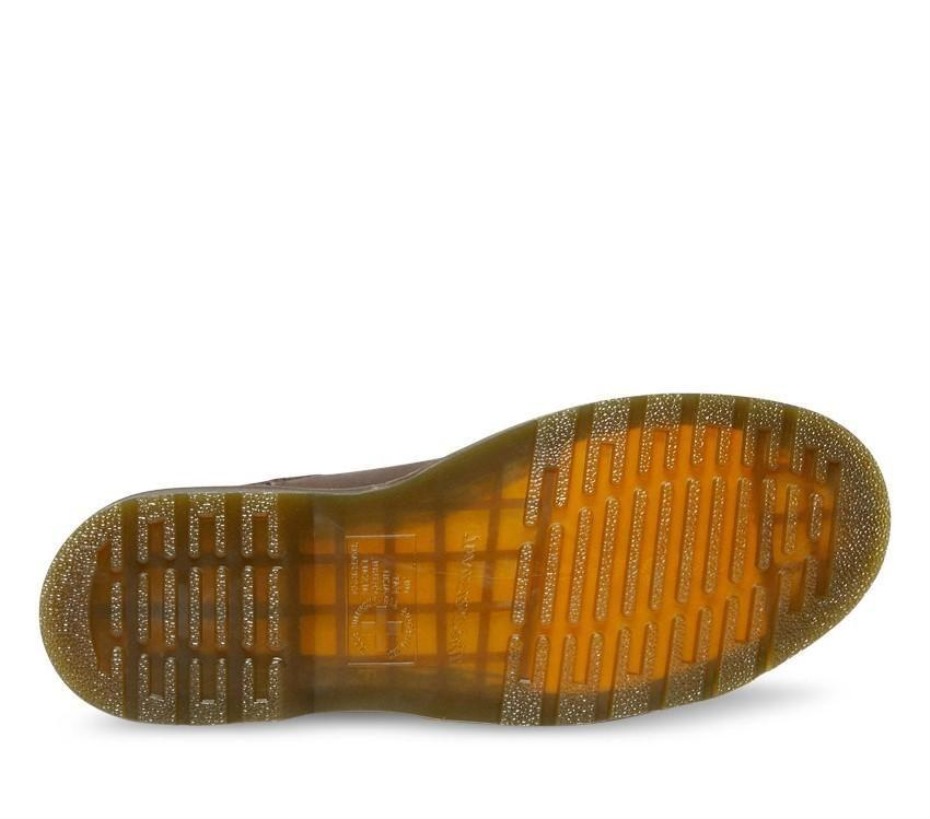 σκούρο καφέ τρελό άλογο Dr.martens μπότες 2976 τρελό άλογο τσέλσι