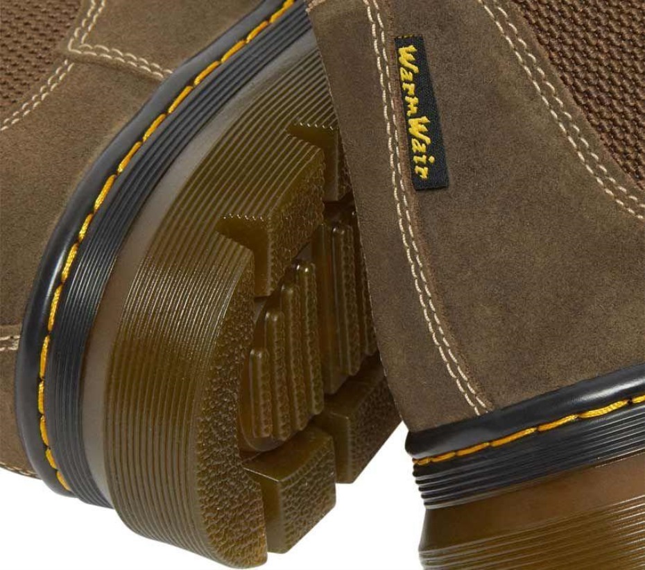 Dr.martens μπότες Hardie Ii Chelsea μποτάκι σκούρο καφέ κέρινο καστόρι Wp