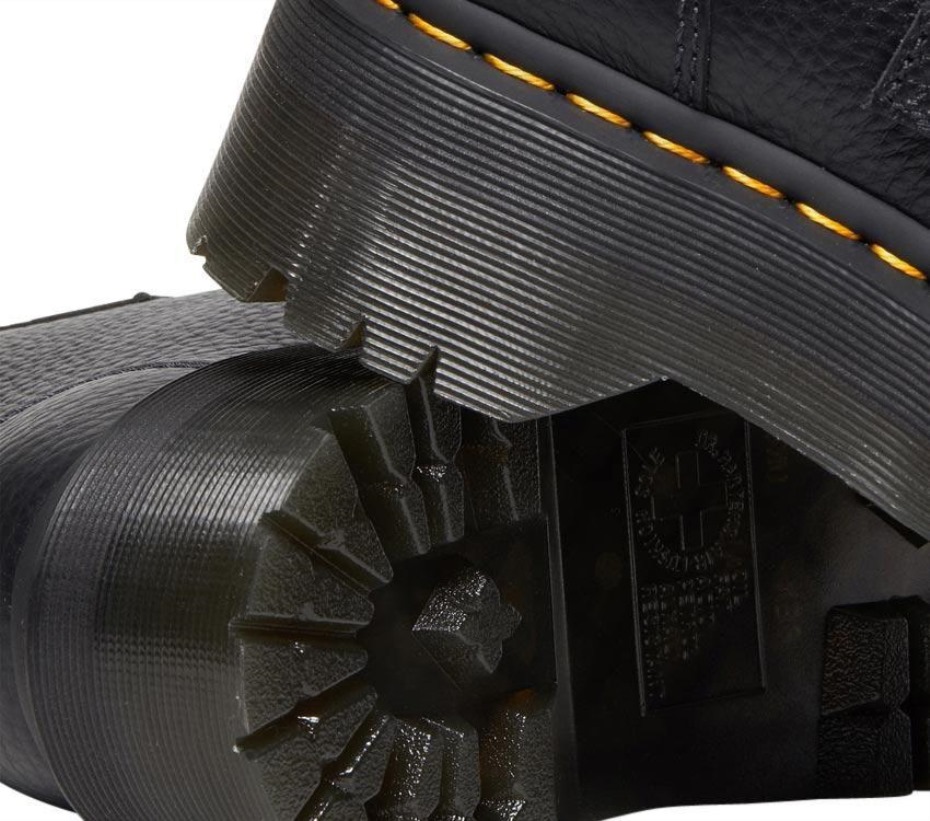 Dr.martens μπότες Devon Flower 2 λουράκια μαύρη φρεζαρισμένη νάπα