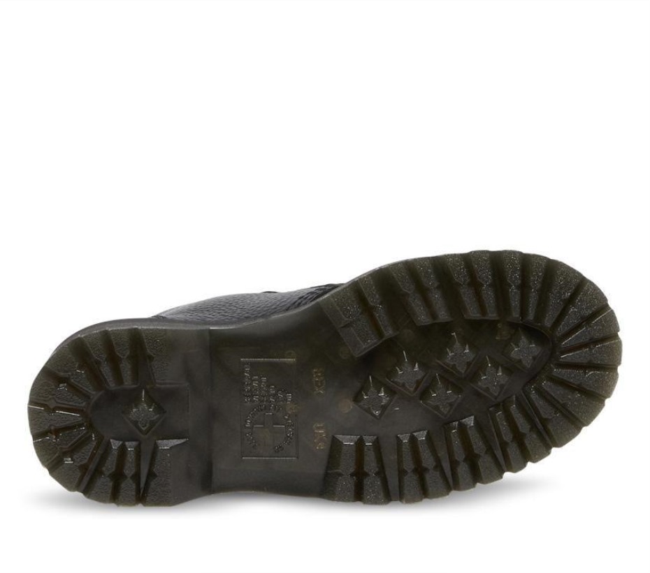 Dr.martens μπότες Devon Flower 2 λουράκια μαύρη φρεζαρισμένη νάπα