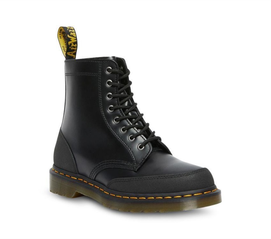 μαύρες μπότες Dr.martens 1460 μπότα Guard Panel