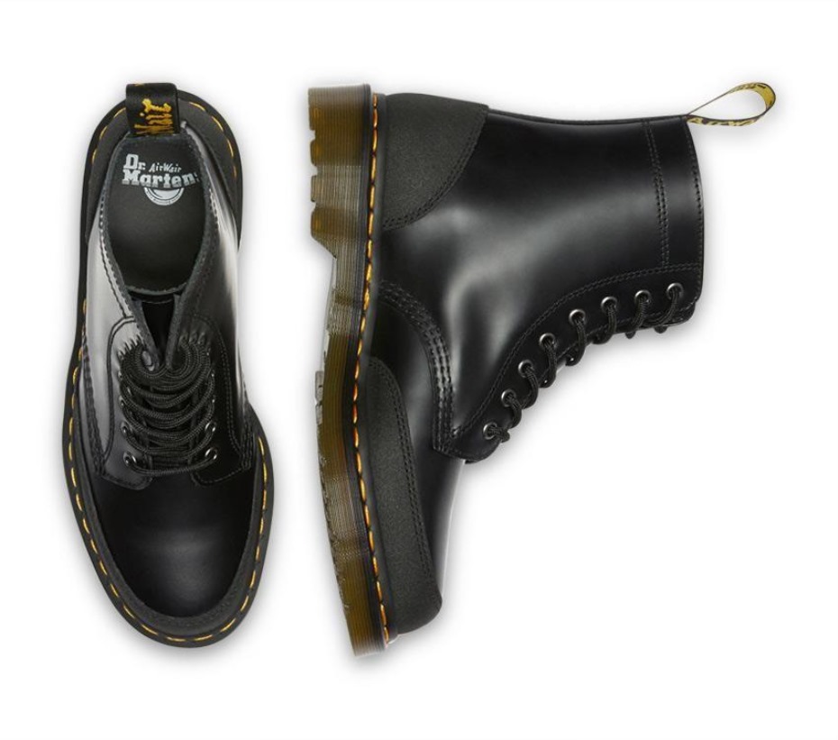 μαύρες μπότες Dr.martens 1460 μπότα Guard Panel