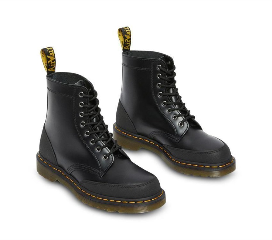 μαύρες μπότες Dr.martens 1460 μπότα Guard Panel
