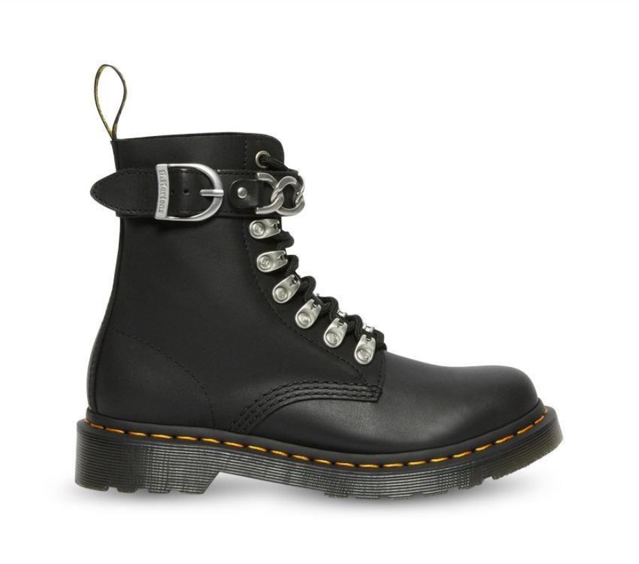 μποτάκια Dr.martens μαύρη αλυσίδα 1460 Pascal