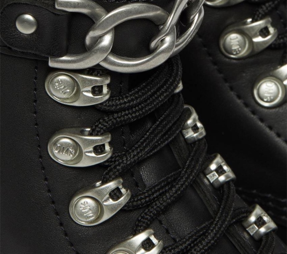 μποτάκια Dr.martens μαύρη αλυσίδα 1460 Pascal