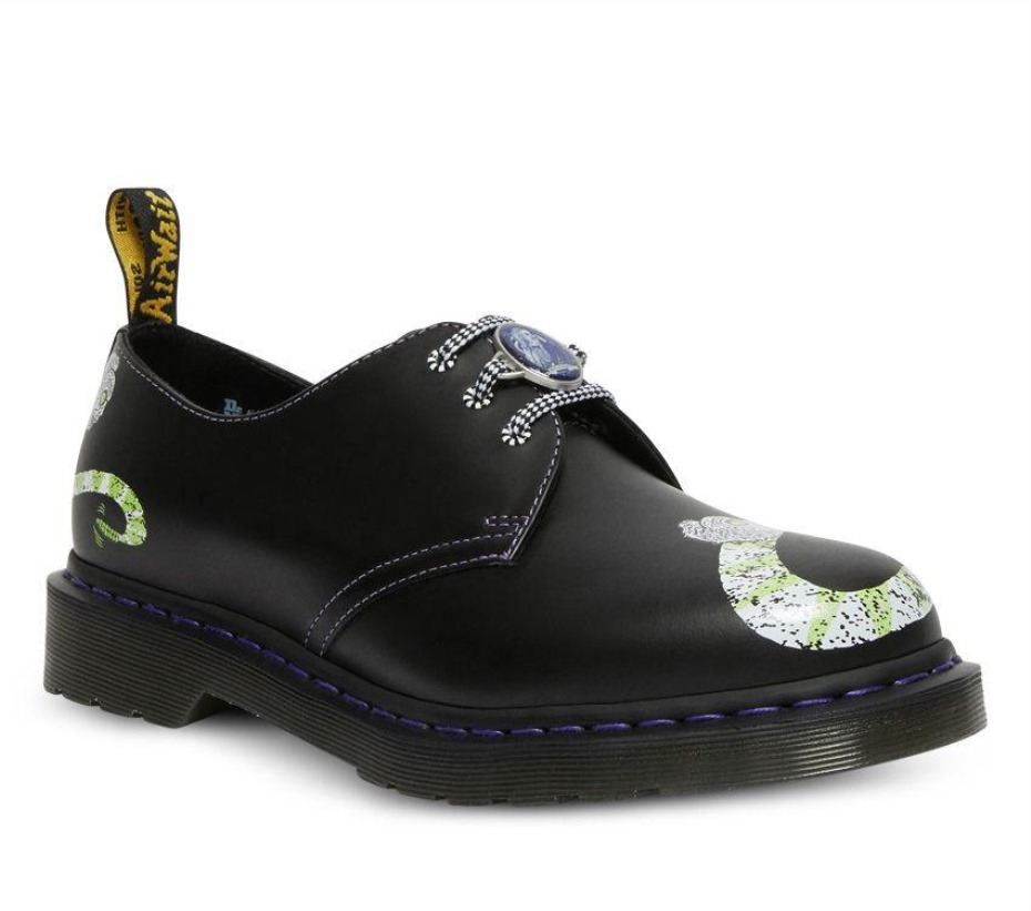μαύρο λείο μπακχάντ Dr Martens Greece 1461 Beetlejuice