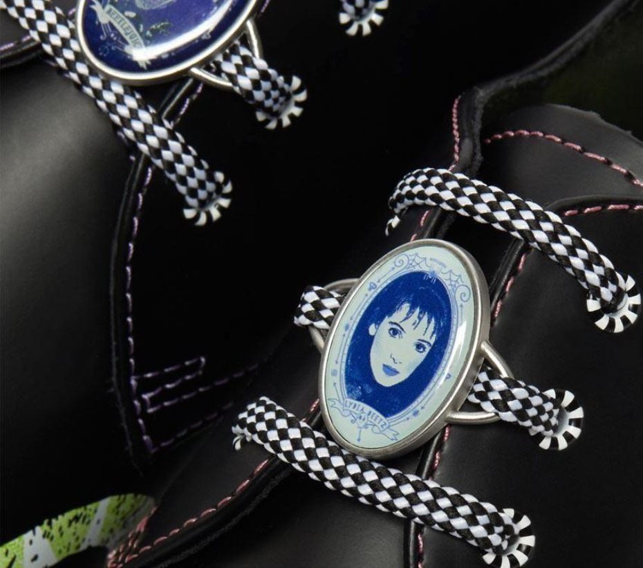 μαύρο λείο μπακχάντ Dr Martens Greece 1461 Beetlejuice