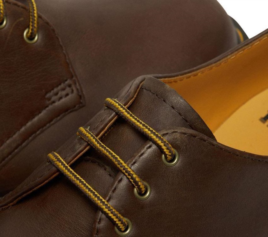 σκούρο καφέ τρελό άλογο Dr Martens Greece 1461 Bex τρελό άλογο