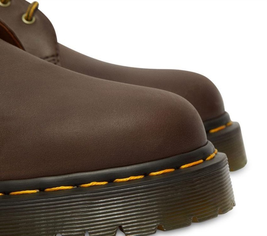 σκούρο καφέ τρελό άλογο Dr Martens Greece 1461 Bex τρελό άλογο
